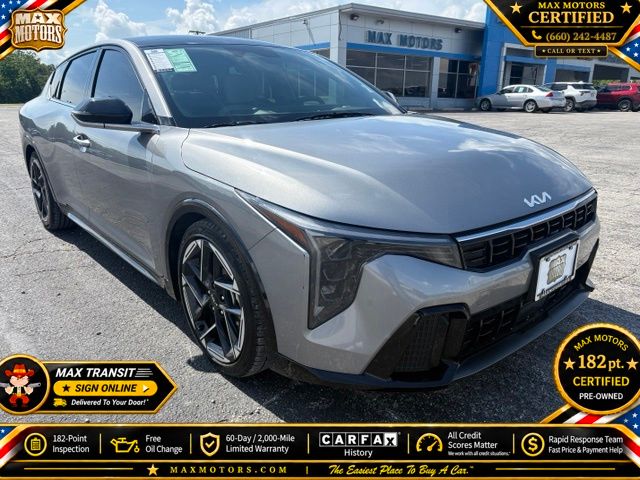 Steel Gray 2025 Kia K4 Sedan Front-Wheel Drive Continuously Variable Transmission