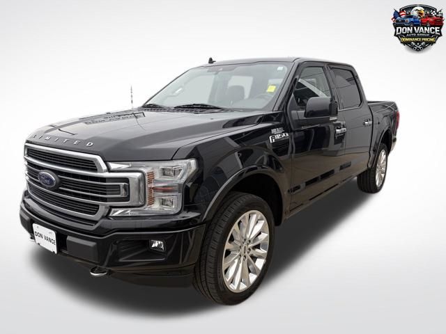 Black Metallic 2020 Ford F-150 Limited SuperCrew 4WD Pickup Truck Four-Wheel Drive Automatic
