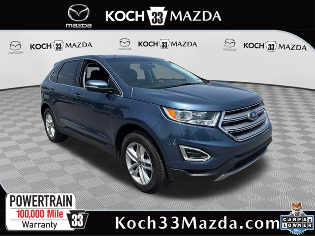 Blue Metallic 2018 Ford Edge SUV / Crossover All-Wheel Drive 6-Speed Automatic
