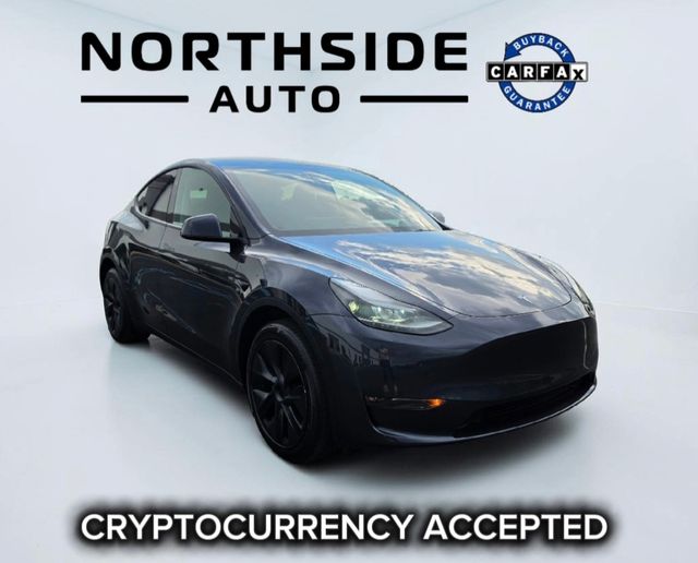 Stealth Gray 2025 Tesla Model Y Long Range AWD SUV / Crossover All-Wheel Drive 1-Speed Automatic
