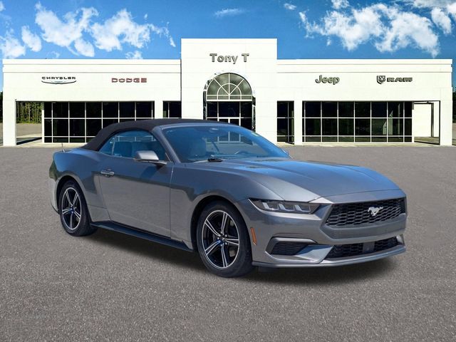 Gray Metallic 2024 Ford Mustang EcoBoost Premium Convertible RWD Convertible Rear-Wheel Drive Automatic