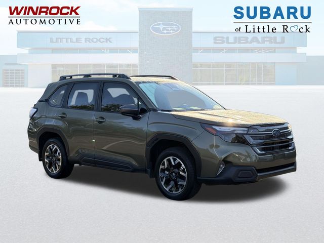 Green Metallic 2025 Subaru Forester SUV / Crossover All-Wheel Drive Continuously Variable Transmission
