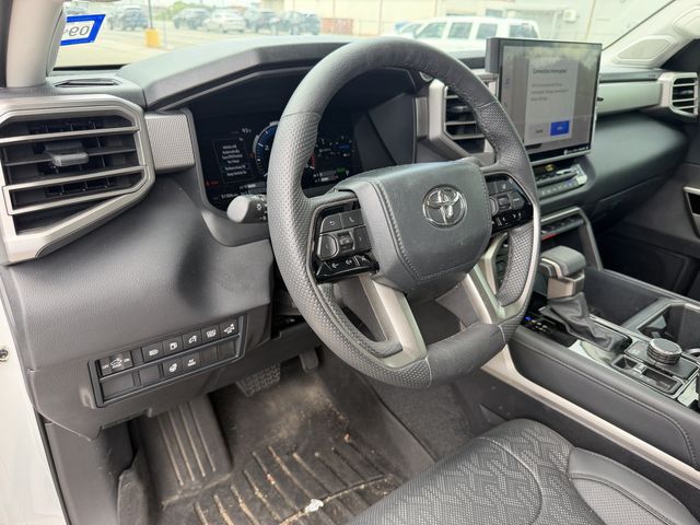 2024 Toyota Tundra Hybrid Limited White at Gullo Toyota
