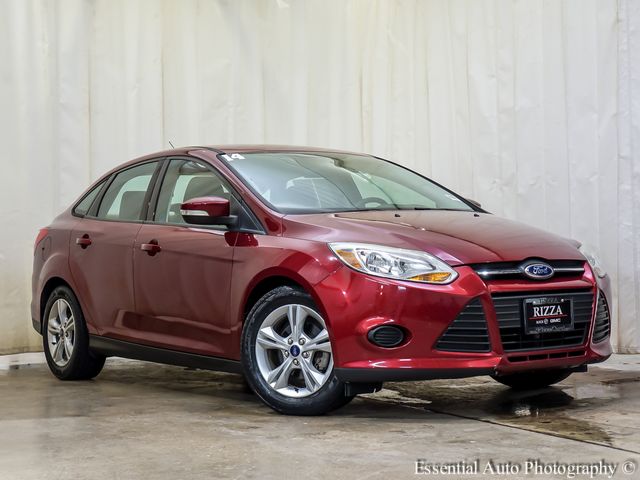 Ruby Red 2014 Ford Focus SE Sedan Front-Wheel Drive 6-Speed Automatic