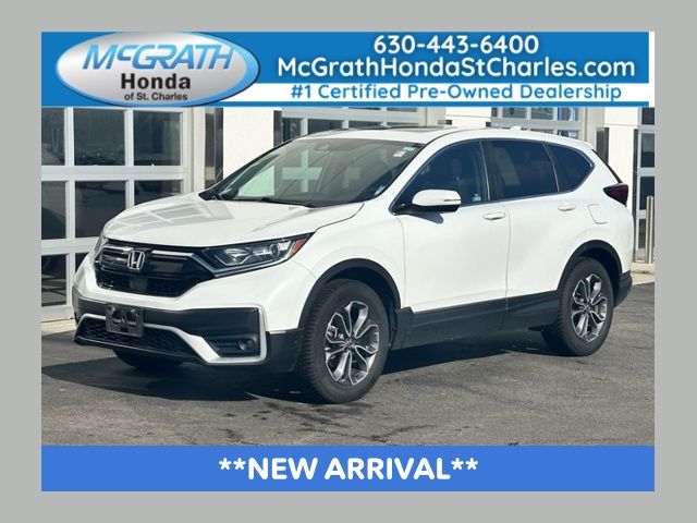Platinum White Pearl 2020 Honda CR-V EX AWD SUV / Crossover All-Wheel Drive Continuously Variable Transmission
