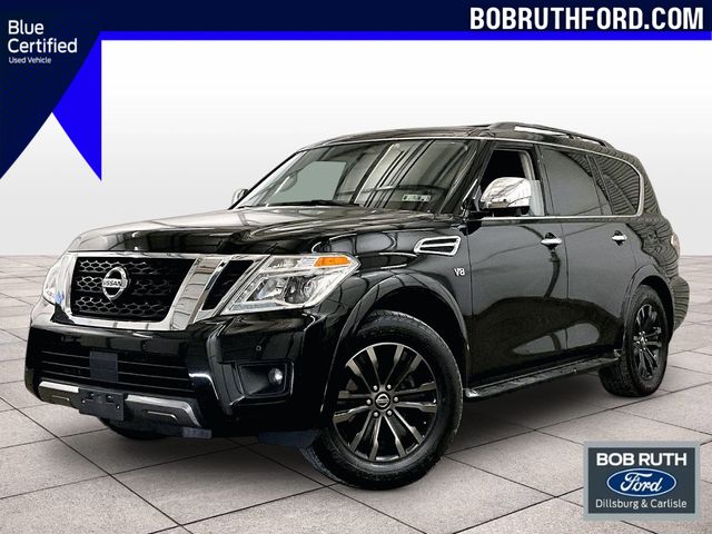 2019 Nissan Armada Platinum Black at Subaru and VW of Moon Township