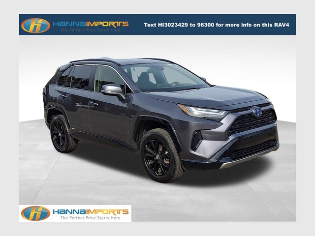 Magnetic Gray Metallic 2023 Toyota RAV4 Hybrid SE AWD SUV / Crossover All-Wheel Drive Continuously Variable Transmission