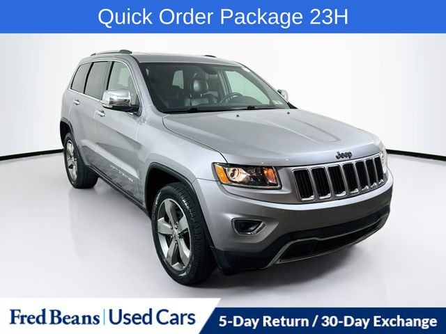Billet Silver Metallic Clearcoat 2015 Jeep Grand Cherokee SUV / Crossover Four-Wheel Drive 8-Speed Automatic