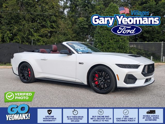 Oxford White 2026 Ford Mustang Convertible Rear-Wheel Drive Automatic