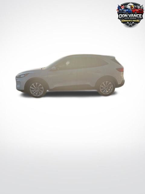 White Metallic 2022 Ford Escape Hybrid Titanium FWD SUV / Crossover Front-Wheel Drive Continuously Variable Transmission