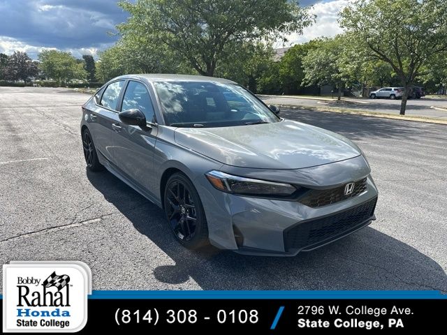 Urban Gray 2026 Honda Civic Hatchback Hatchback Front-Wheel Drive Continuously Variable Transmission