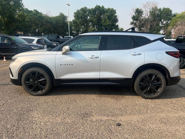 2020 Silver Ice Metallic Chevrolet Blazer RS AWD SUV