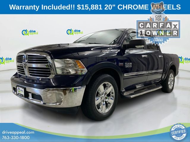 True Blue Pearlcoat 2013 RAM 1500 Pickup Truck Four-Wheel Drive 6-Speed Automatic