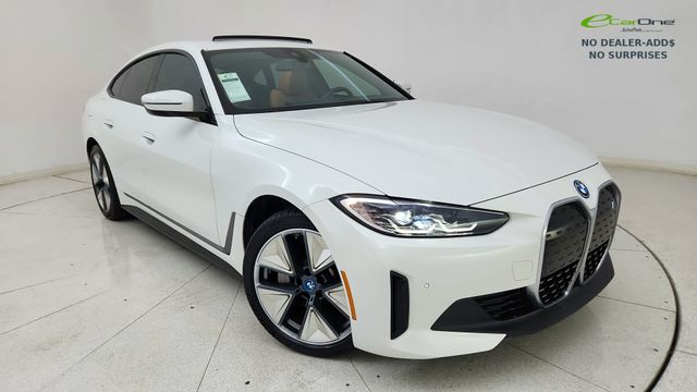 Alpine White 2023 BMW i4 eDrive40 Gran Coupe FWD Sedan Rear-Wheel Drive Automatic