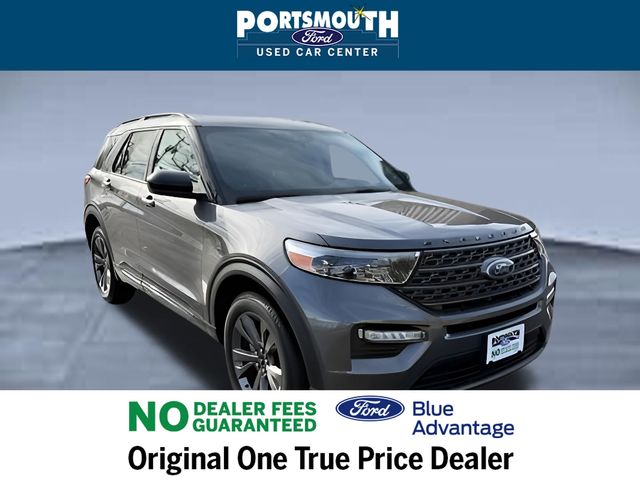 Carbonized Gray Metallic 2022 Ford Explorer XLT AWD SUV / Crossover All-Wheel Drive Automatic
