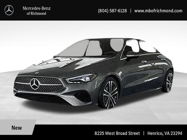 Mountain Gray Metallic 2026 Mercedes-Benz CLA 250 4MATIC Coupe All-Wheel Drive 8-Speed Dual Clutch