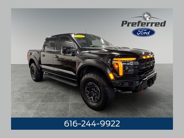 Black 2024 Ford F-150 Pickup Truck Four-Wheel Drive Automatic