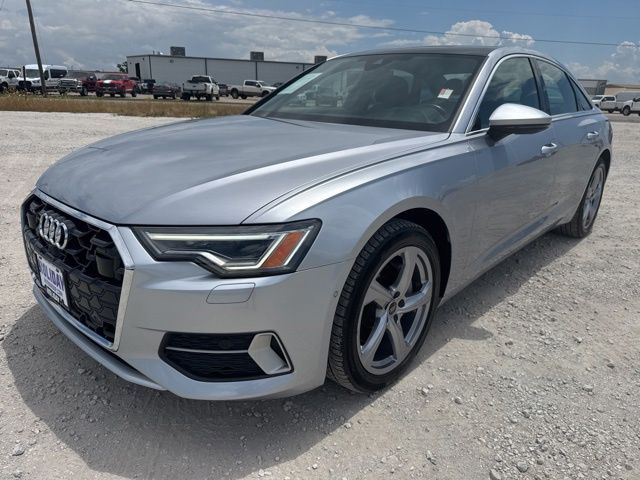 Florett Silver Metallic 2024 Audi A6 Sedan All-Wheel Drive 7-Speed Automatic