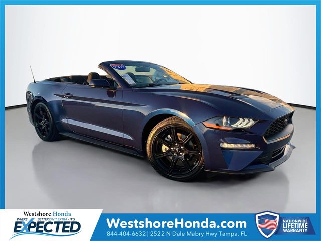 Kona Blue Metallic 2019 Ford Mustang Convertible Rear-Wheel Drive Automatic