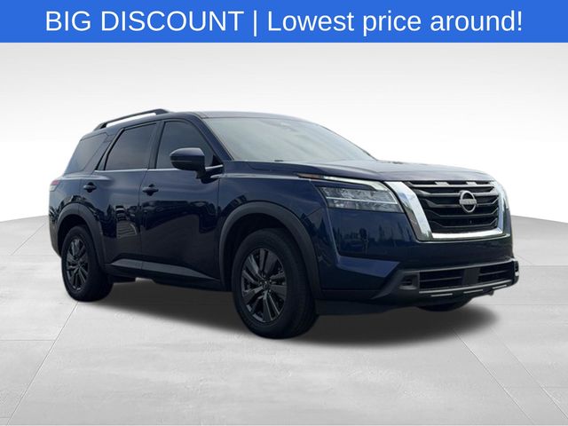 Deep Ocean Blue 2022 Nissan Pathfinder SUV / Crossover Front-Wheel Drive 9-Speed Automatic
