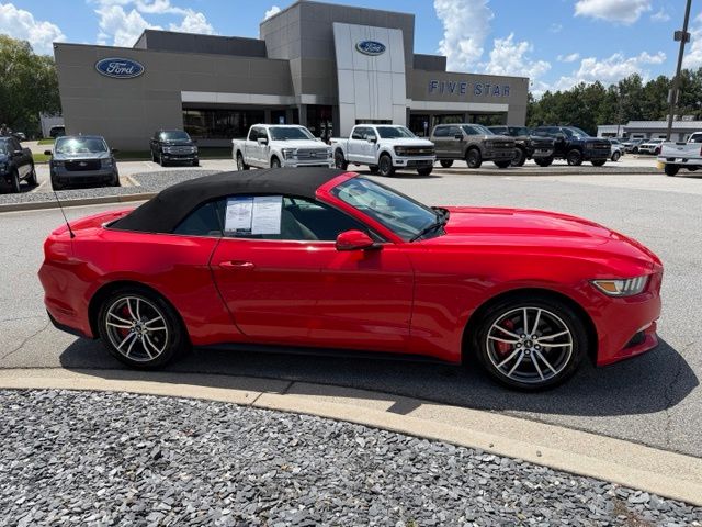 Race Red 2015 Ford Mustang Convertible Rear-Wheel Drive 6-Speed Automatic