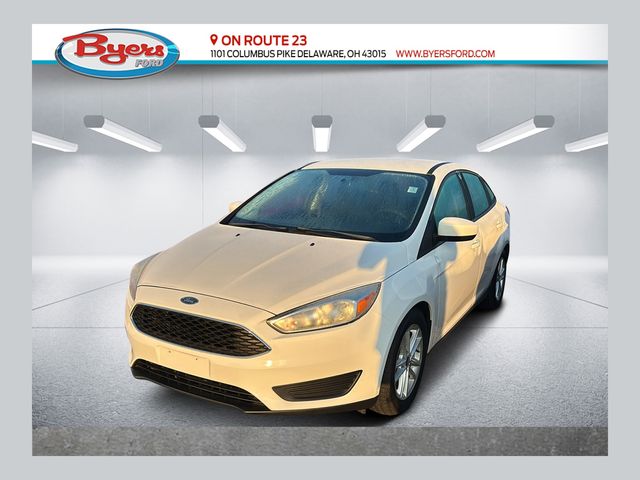Oxford White 2018 Ford Focus Sedan Front-Wheel Drive 6-Speed Automatic