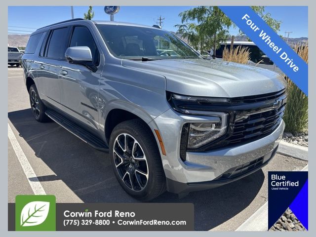 Sterling Gray Metallic 2025 Chevrolet Suburban SUV / Crossover Four-Wheel Drive 