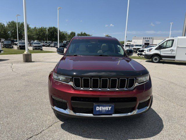 2021 Jeep Grand Cherokee L Limited Red at Texan Dodge Chrysler Jeep Ram
