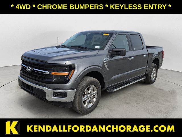 Gray Metallic 2025 Ford F-150 Pickup Truck Four-Wheel Drive Automatic