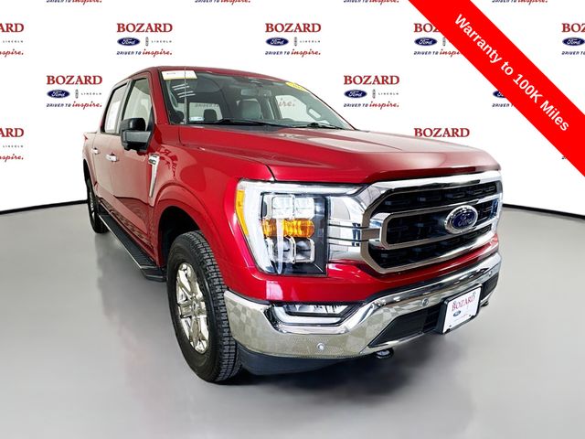 2022 Rapid Red Metallic Tinted Clearcoat Ford F-150 XLT Truck