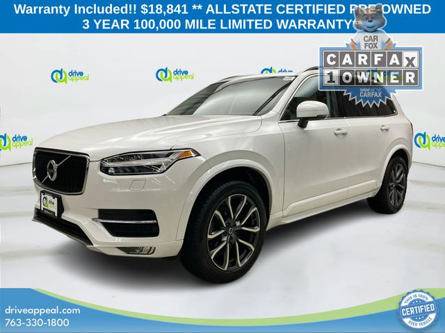 Crystal White Pearl Metallic 2017 Volvo XC90 SUV / Crossover All-Wheel Drive Automatic