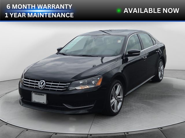 Black 2014 Volkswagen Passat Sedan Front-Wheel Drive 6-Speed Dual Clutch