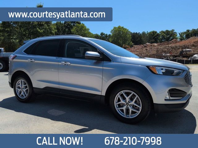 Silver Metallic 2023 Ford Edge SEL AWD SUV / Crossover All-Wheel Drive 8-Speed Automatic