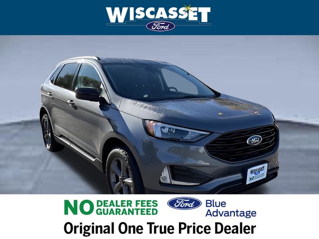 Carbonized Gray Metallic 2022 Ford Edge SEL AWD SUV / Crossover All-Wheel Drive 8-Speed Automatic