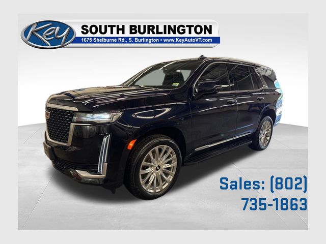 Dark Moon Blue Metallic 2024 Cadillac Escalade Premium Luxury 4WD SUV / Crossover Four-Wheel Drive Automatic