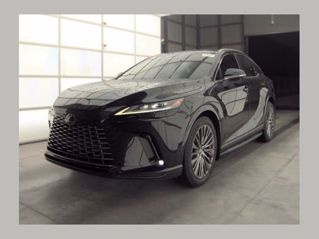 Black (Caviar) 2025 Lexus RX Hybrid 350h Luxury AWD SUV / Crossover All-Wheel Drive Continuously Variable Transmission