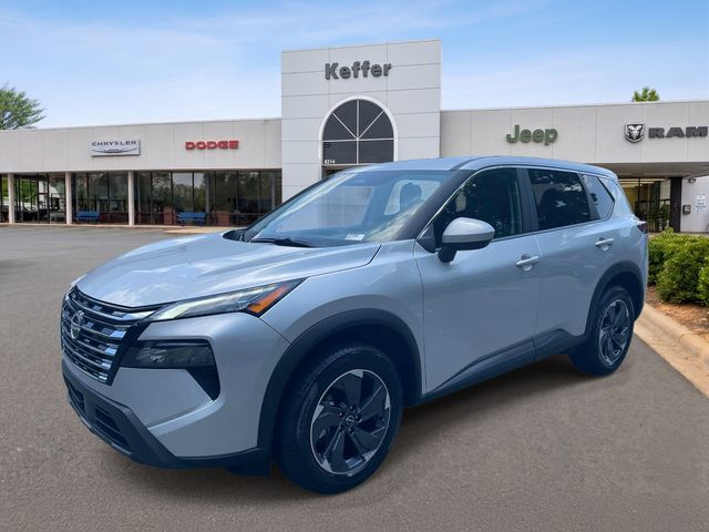 Brilliant Silver Metallic 2025 Nissan Rogue SV FWD SUV / Crossover Front-Wheel Drive Continuously Variable Transmission