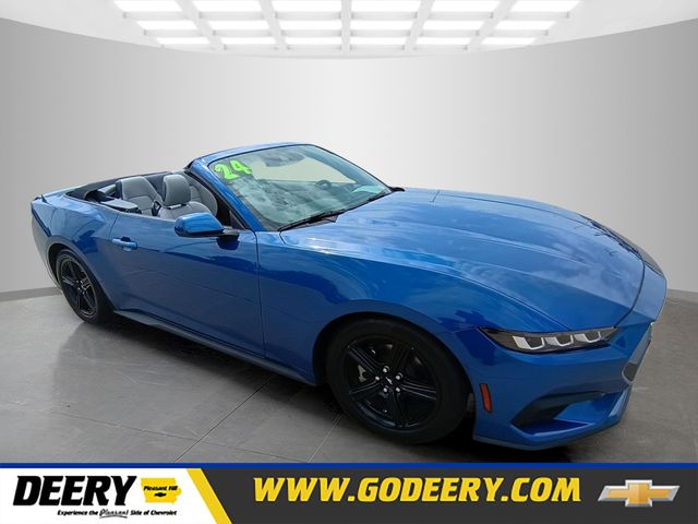 Blue Metallic 2024 Ford Mustang Convertible Rear-Wheel Drive Automatic