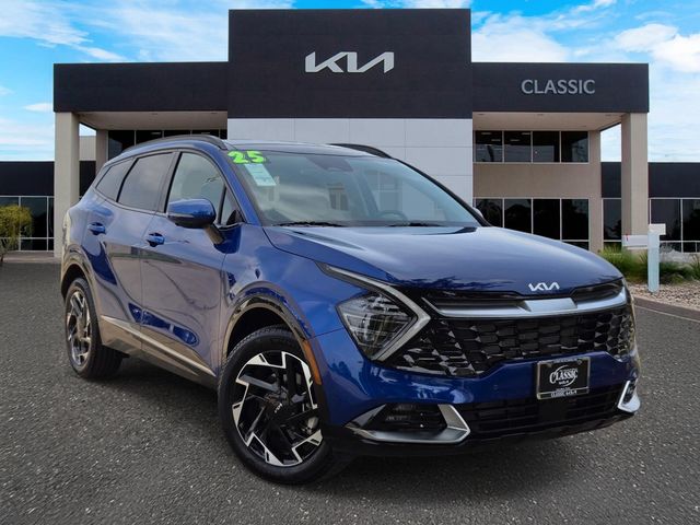 Sapphire Blue 2025 Kia Sportage SX Prestige AWD SUV / Crossover All-Wheel Drive 8-Speed Automatic