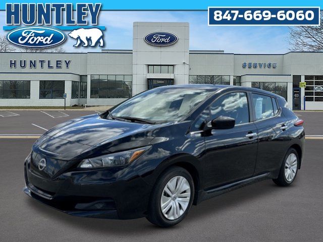 Super Black 2024 Nissan LEAF S FWD Hatchback Front-Wheel Drive Automatic