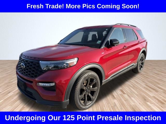 Rapid Red Metallic Tinted Clearcoat 2023 Ford Explorer SUV / Crossover Rear-Wheel Drive Automatic