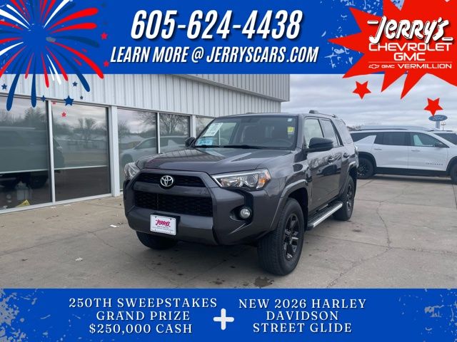 Magnetic Gray Metallic 2019 Toyota 4Runner SR5 4WD SUV / Crossover Four-Wheel Drive 5-Speed Automatic Overdrive