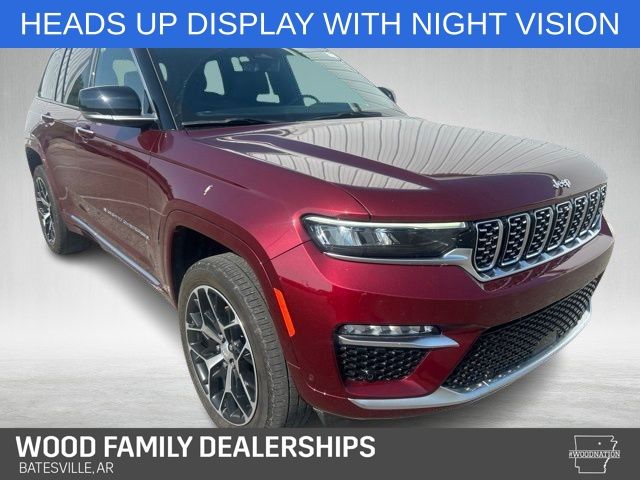 Velvet Red Pearlcoat 2023 Jeep Grand Cherokee SUV / Crossover Four-Wheel Drive 8-Speed Automatic