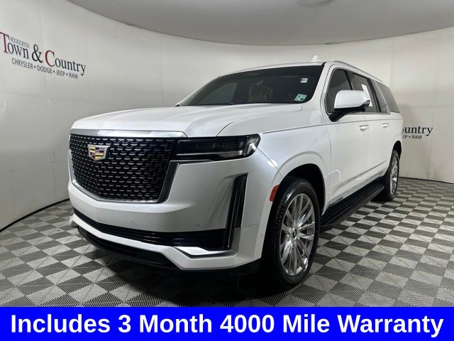 Crystal White 2021 Cadillac Escalade ESV SUV / Crossover Rear-Wheel Drive