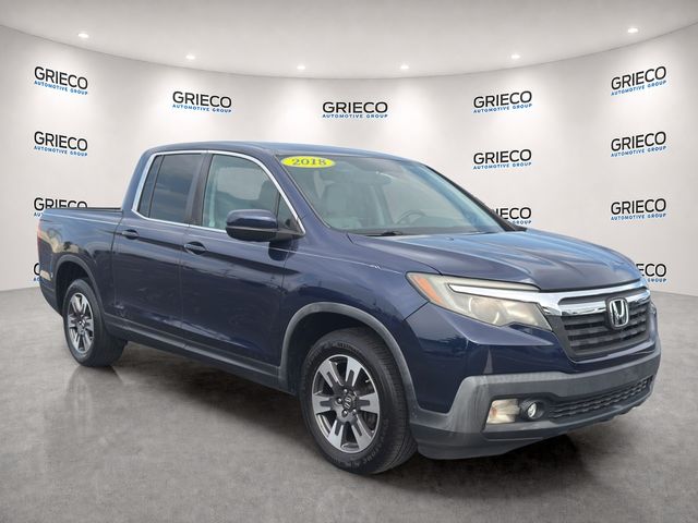 Black (Obsidian Blue Pearl) 2018 Honda Ridgeline Pickup Truck Front-Wheel Drive 6-Speed Automatic