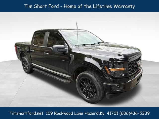 Black Metallic 2025 Ford F-150 STX SuperCrew 4WD Pickup Truck Four-Wheel Drive Automatic