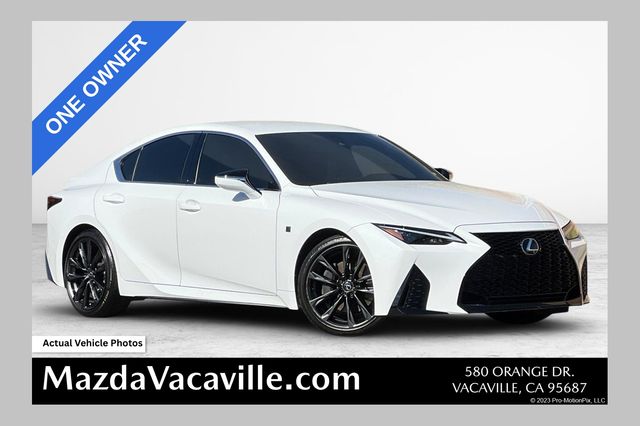 Ultra White 2025 Lexus IS Sedan Rear-Wheel Drive 8-Speed Automatic