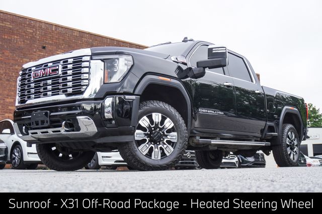 Black 2024 GMC Sierra 3500HD Pickup Truck Four-Wheel Drive Automatic