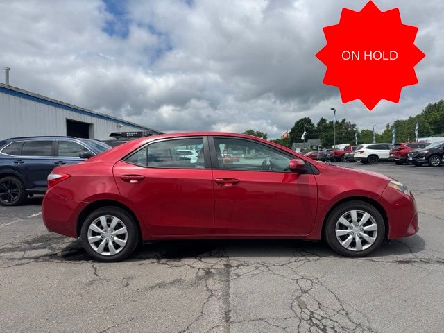 Barcelona Red Metallic 2016 Toyota Corolla Sedan Front-Wheel Drive Continuously Variable Transmission