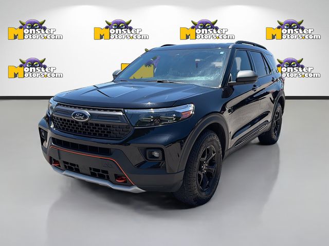 Black 2022 Ford Explorer SUV / Crossover All-Wheel Drive Automatic